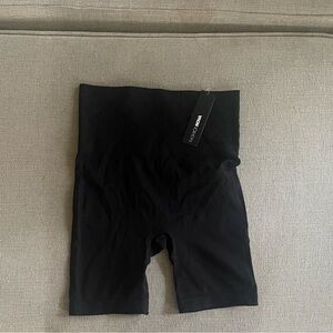 Fashionova Black High-Waisted Shapewear Shorts